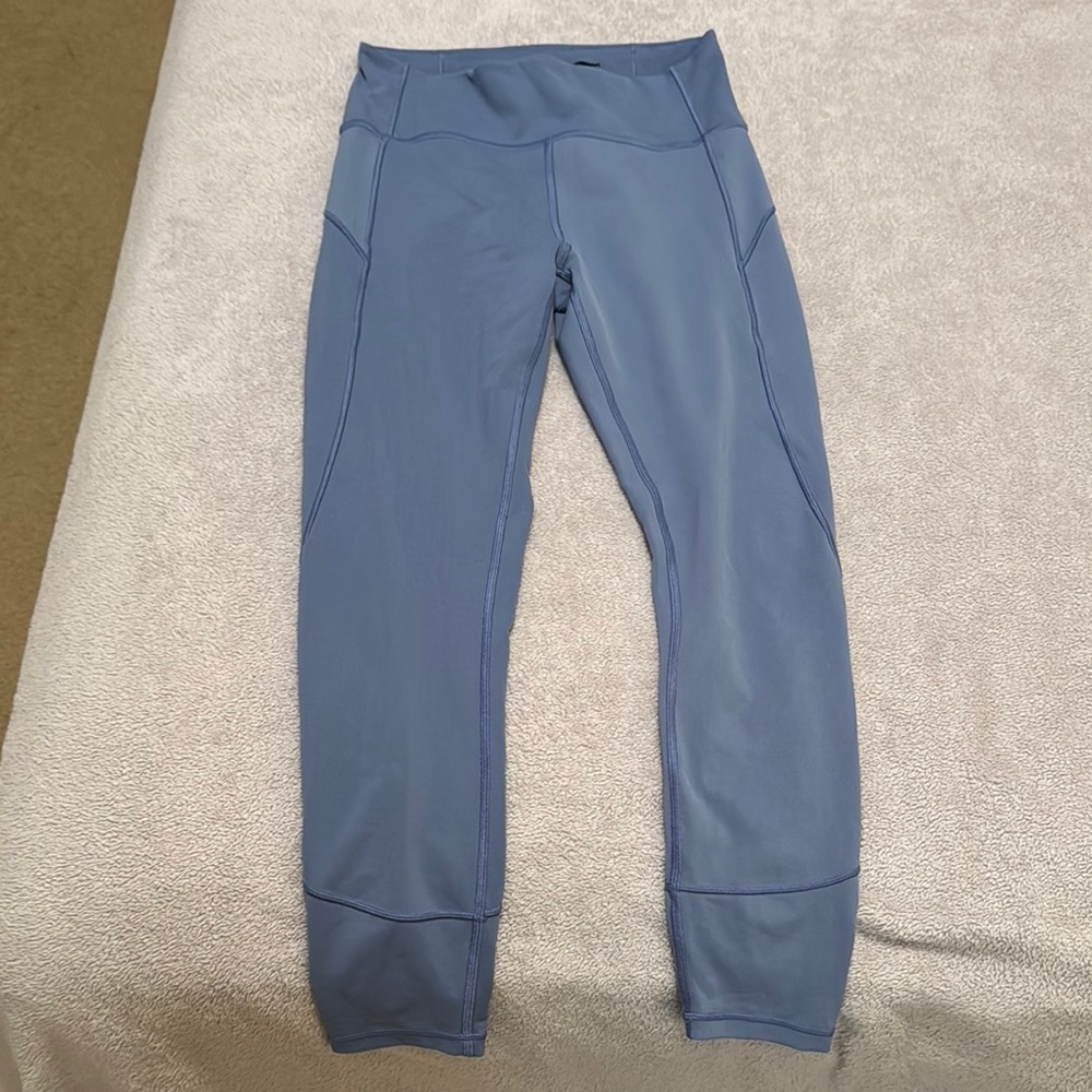 Blue Athletic Leggings